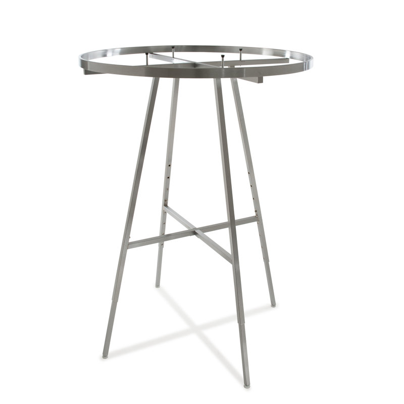 Porte-vêtements et vêtements pliants l 42 po, Chrome
