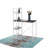 Reversible Smart Workstation Desk, White/Brown Wooden