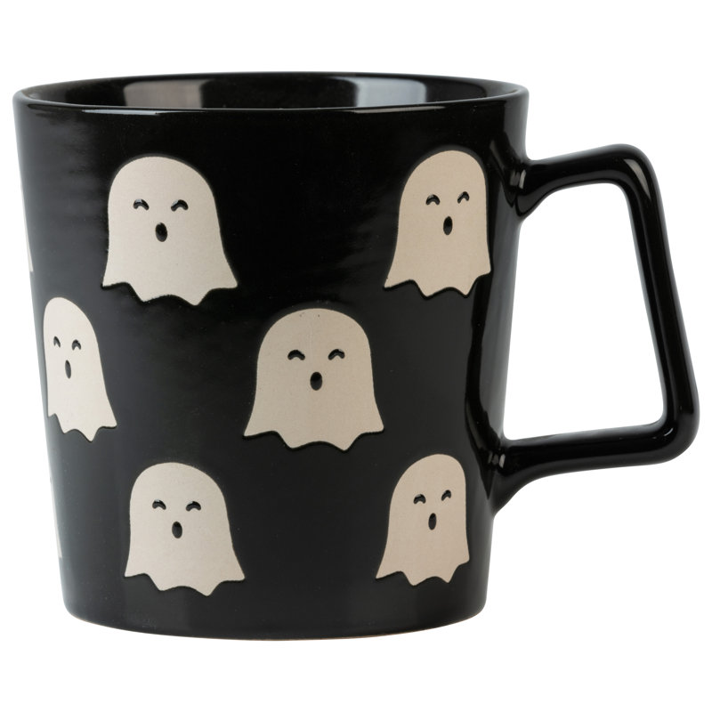 Grande tasse Jack O Lantern 20 oz, Noir / orange