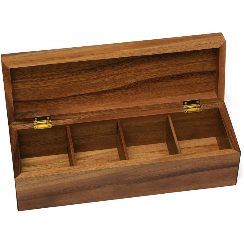 Lipper International Acacia Wood Tea Box