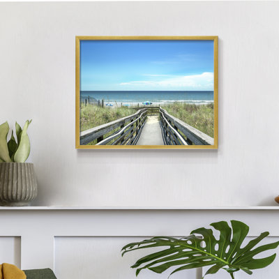Carolina Coast -Framed Print - Restickable