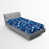 Bleu ciel, bleu, quartz / floral est en rupture de stock