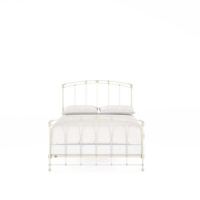 162 Cottage Bed | Complete Standard, Gloss Off-White, Queen