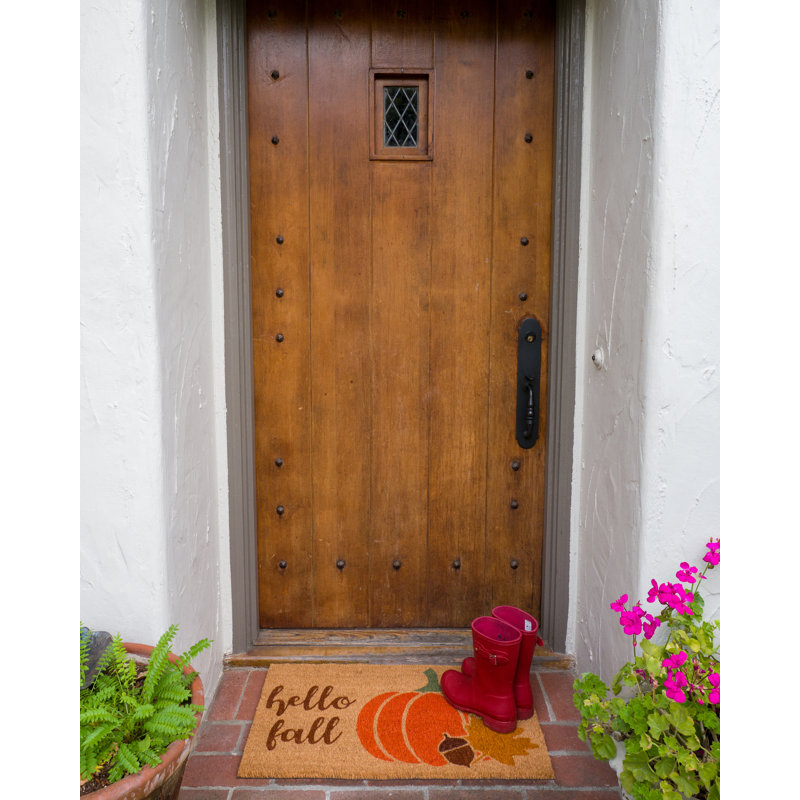 Theia Non-Slip Thanksgiving Indoor / Outdoor Doormat