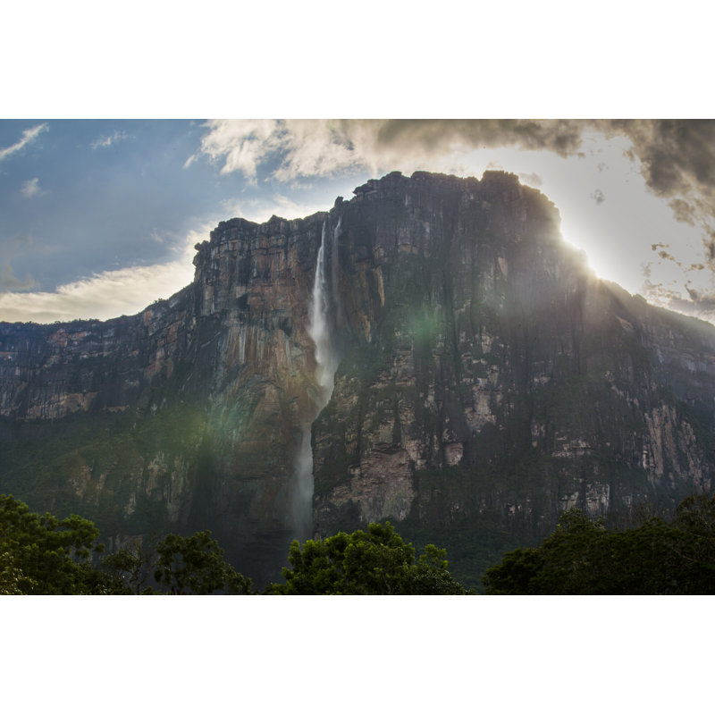 Angel Falls - Impression sur toile tendue, H 12 po x l 18 po x P 1 po