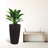 Brown Of 2 Large 22 - Inch Faux Planters With Water Level Monitor And Automatic Watering Feature For Indoor Outdoor Spaces Such As Porch Auto Use In Patio Garden-1966618646