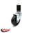 4-Piece Hard Rubber Caster Set