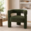 Fauteuil d'appoint moderne à dossier ouvert avec structure en bois-1178036408