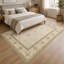 Striped Cotton and Chenille Flatweave Area Rug-1943728094