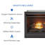Foyer encastrable au gaz naturel / propane sans conduit Corby