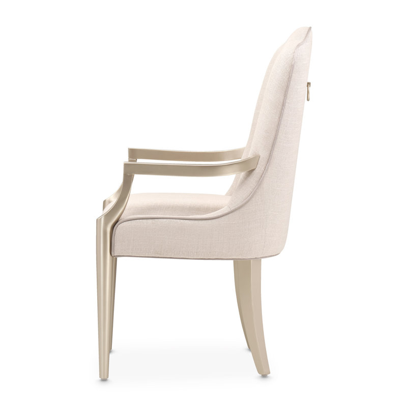 Malibu Crest Upholstered Arm Chair, Chardonnay