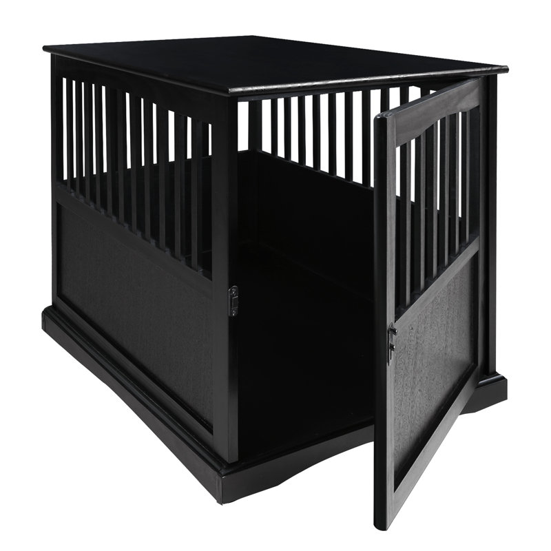 Cage pour animaux Mendosa, Moyen (H 24 po x l 20 po x P 27,5 po), Noir