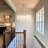6 - Light Modern Shaded Drum Chandelier With Texture Glass-790342958
