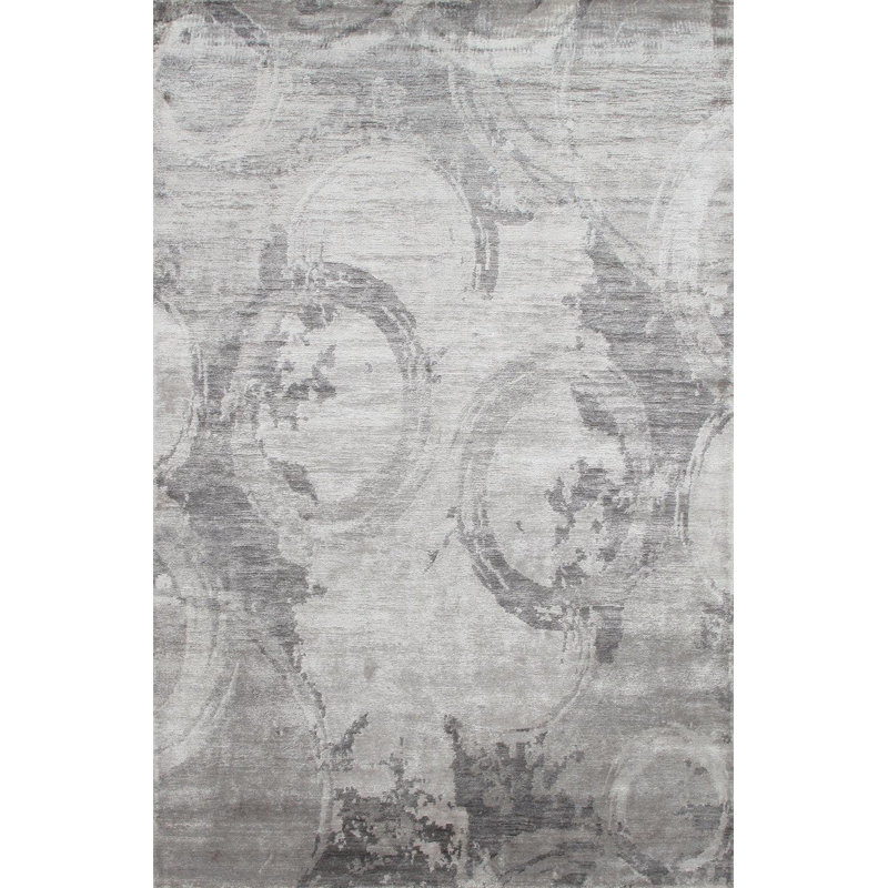 Christiano One-of-a-Kind 5' 6" X 8' 6" Area Rug in Grey - Silver