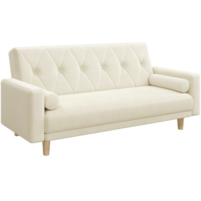 Tufted 3 Seater Sofa Bed
