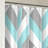 Delsur Cotton Geometric Shower Curtain-749074455