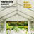 13 ft. W x 20 ft. D Outdoor Galvanized Steel Party Tent with Storage bags and 4 Sandbags-123018354