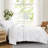 Pinch Pleated, Pintuck Duvet Cover Set with matching shams-227736028-227736027