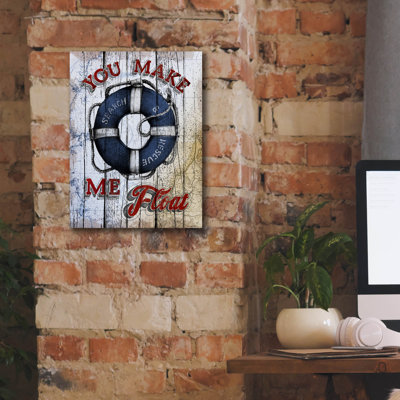 'Lifesaver' by Art Licensing Studio Canvas Wall Art