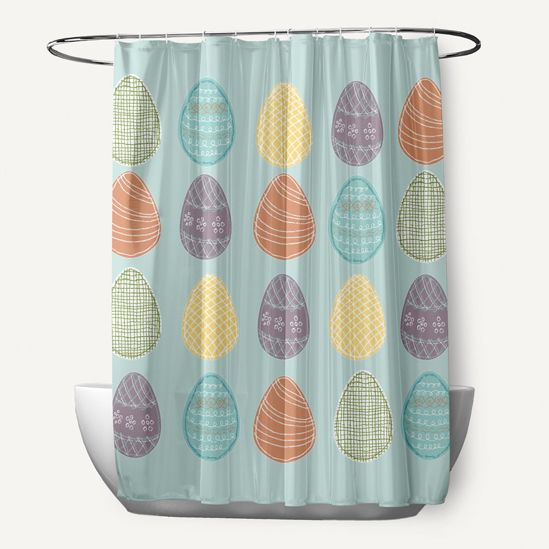 Rideau de douche Funky Junky, Aigue-marine