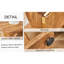 Table basse carrée en bois MDF