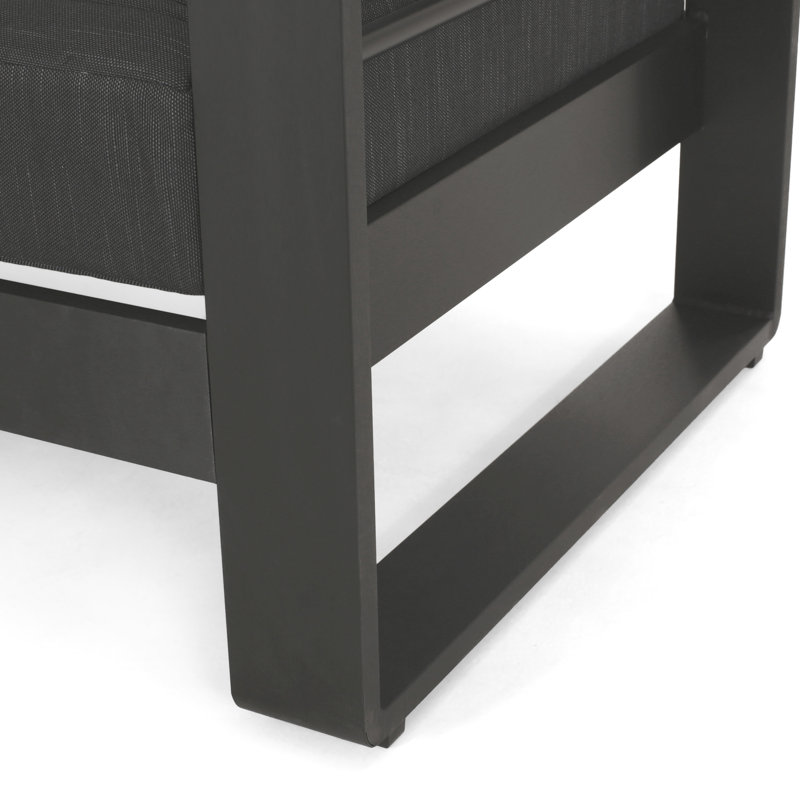 Résistant aux intempéries - avec finition noire et revêtement gris - eau en aluminium