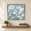 «Spring Blossoms II Slate Blue» par Danhui Nai - impression sur toile-130837672-130837663