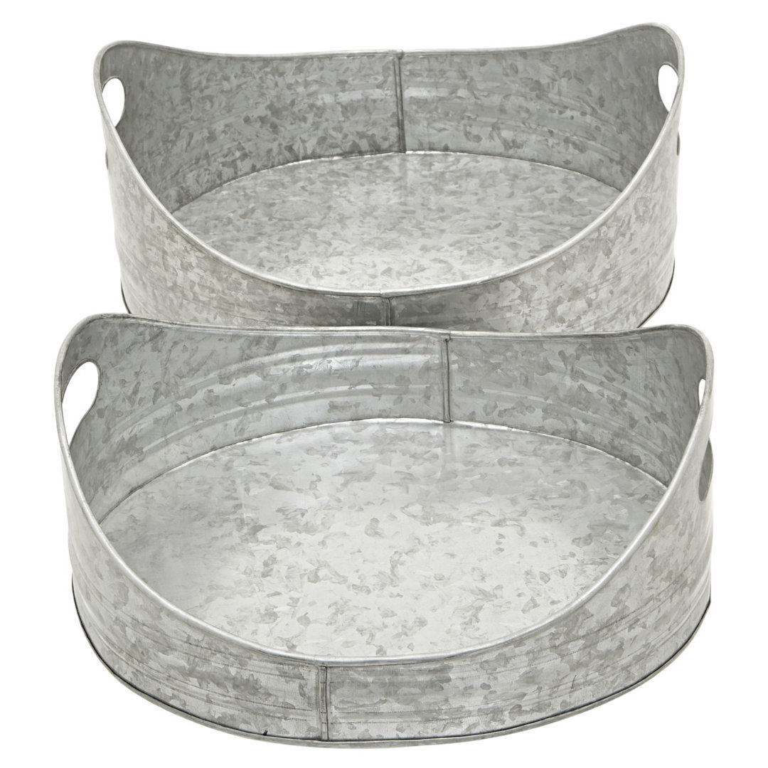 Ellice Metal Tray - Set of 2