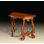 Handcrafted Italian Solid Walnut Console Table with Iron Stretchers