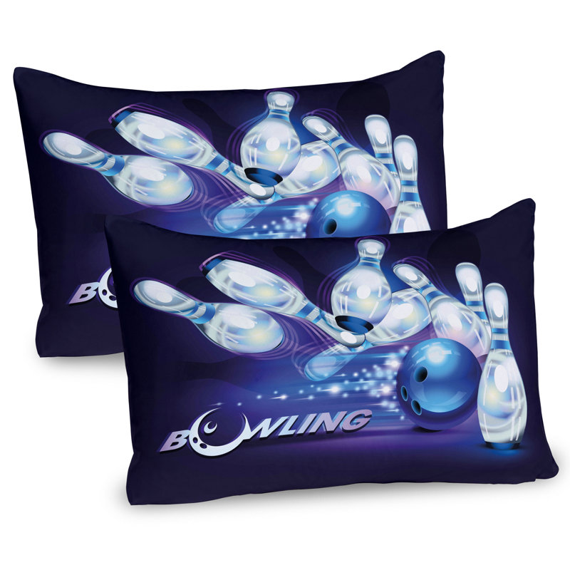 Ensemble de 2 taies décoratives Ambesonne Bowling, H 20 po x l 30 po