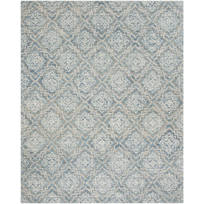 Salerna Hand Tufted Wool Geometric Rug