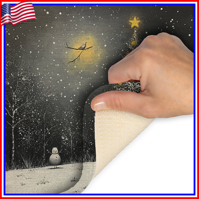 Tapis de Noël de Noël, L 34 po x L 21 po