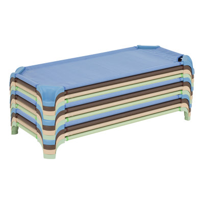 Lit de bébé robuste en maille empilable