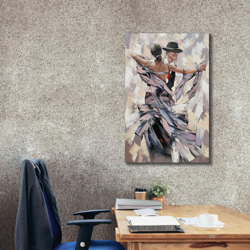 «Tango Number Two» par Alexander Gunin, estampe numérique sur toile, H 40 po x l 26 po x P 1,5 po