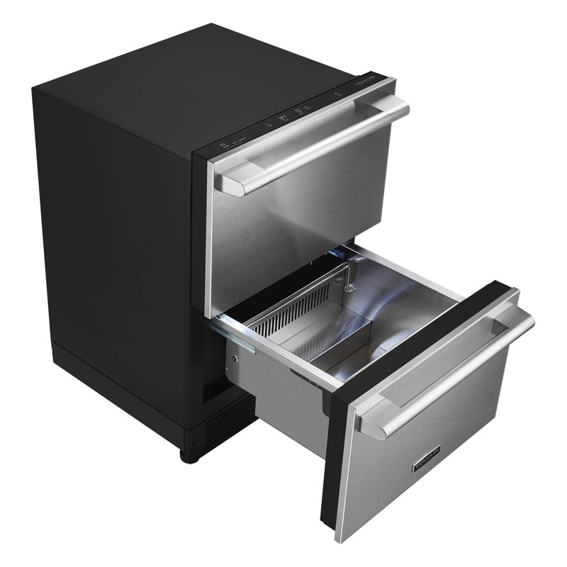 24" Integrated Undercounter Dual-Drawer Refrigerator