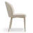 Modern 39" Round Glass Dining Table Set With 4 Upholstered Dining Chairs-1996510216