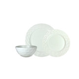 Truro 3 Piece Handmade Porcelain China Dinnerware Set