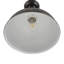 Luminaire suspendu rétro en forme de dôme en métal antique à 1 lumière-130493803