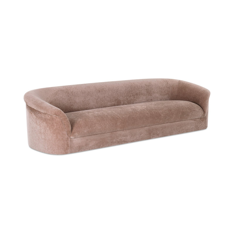 Arthur 109'' Velvet Upholstered Sofa, Pink