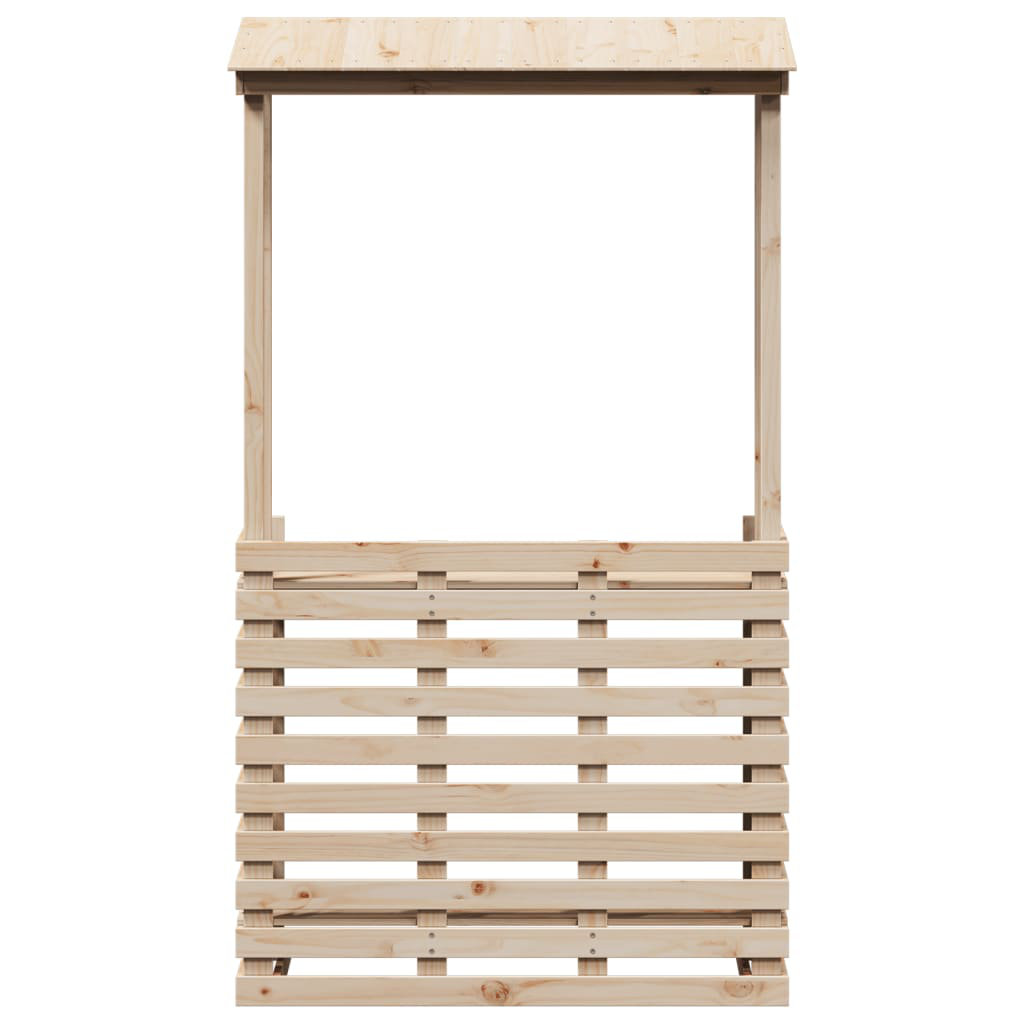 Delshire Rectangular 112.5cm L Outdoor Standing Height Table
