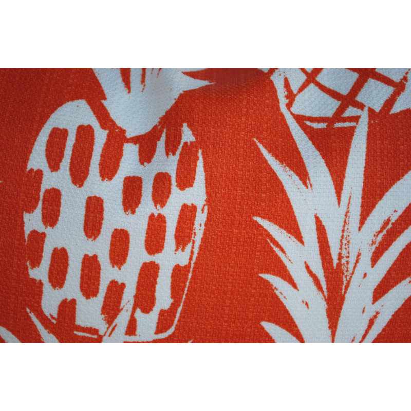 Housse de coussin intérieure / extérieure en polyester , 21,5 po x 21,5 po, Orange