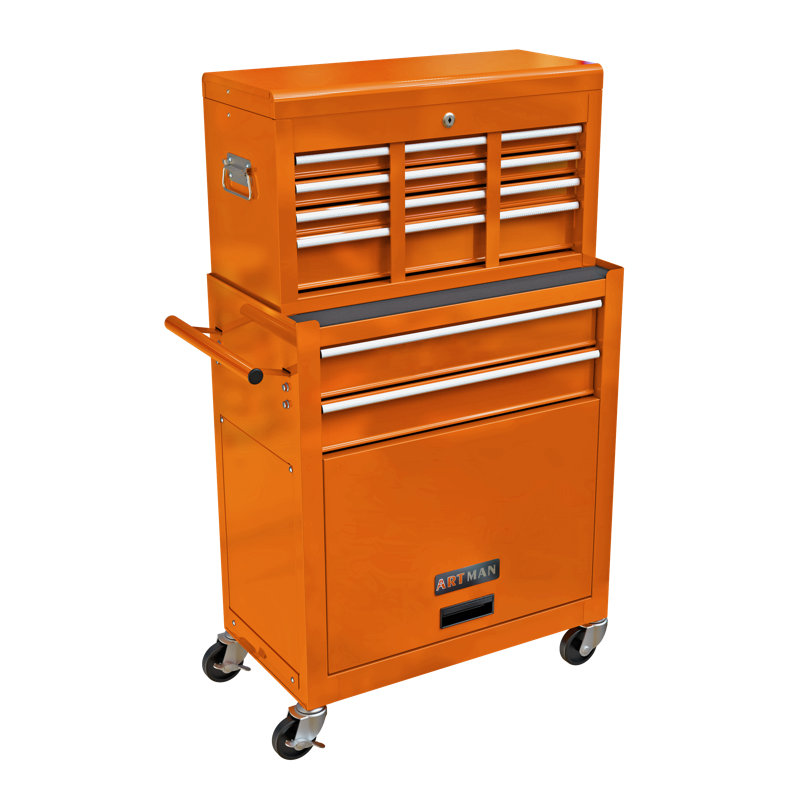 Ensemble de 8 tiroirs Dorcheer, Orange