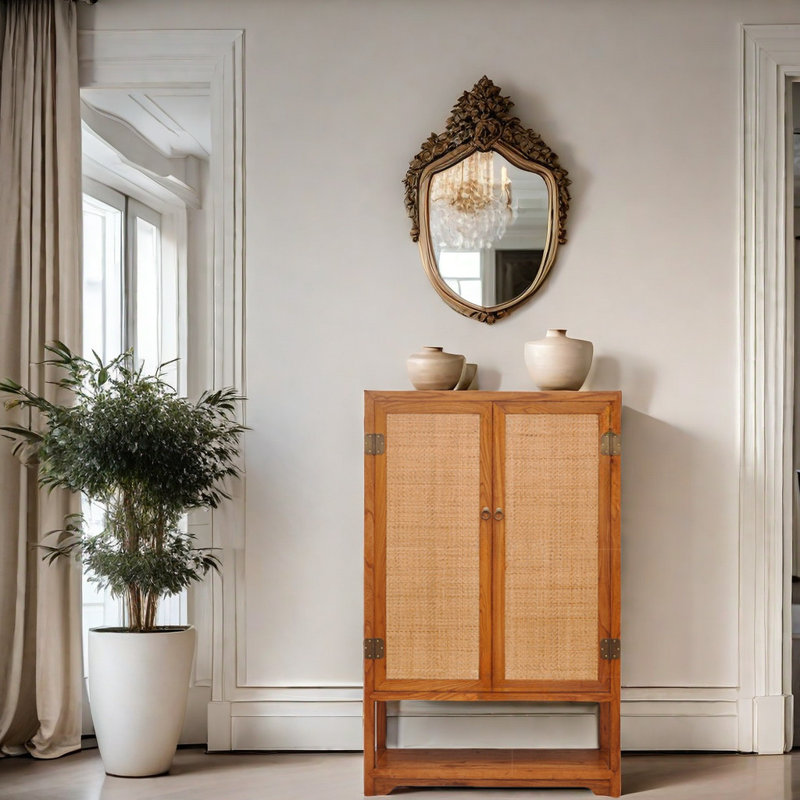 Armoire d'appoint en bois massif Old Elm
