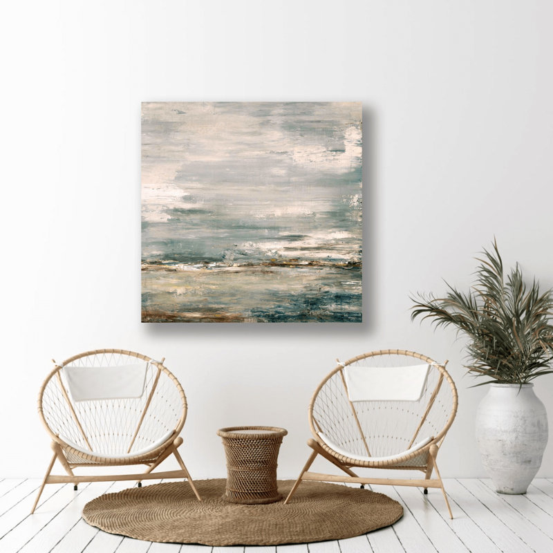 Sea & Sky - Reproduction d'art sur toile, Toile tendue, H 50 po x l 50 po x P 3 po
