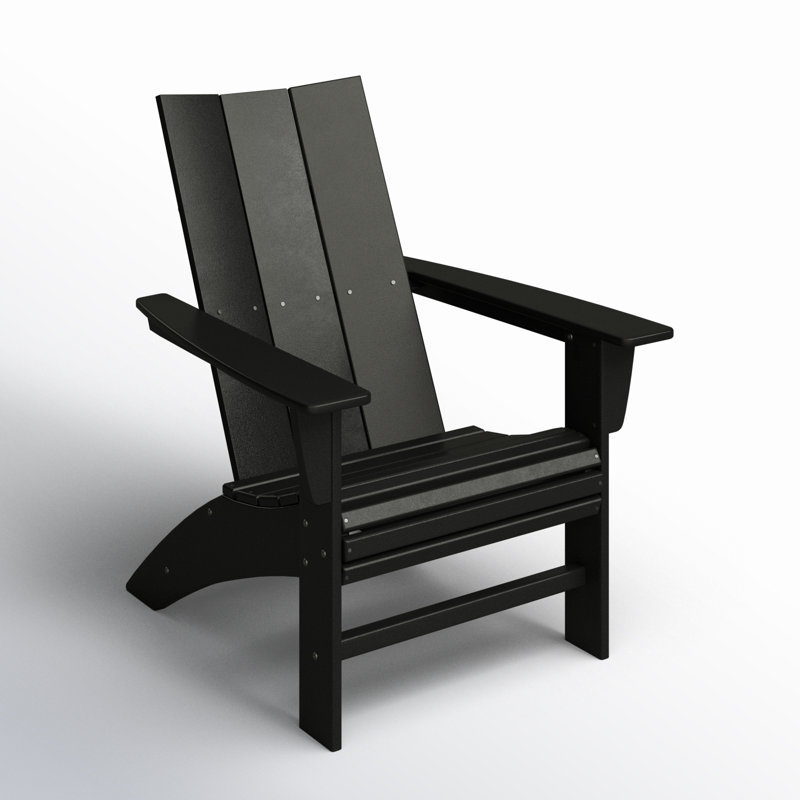 Chaise Adirondack POLYWOOD, Noir
