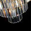 Lustre en cristal de luxe à 3 niveaux de 20 po, luminaire suspendu 7 lumières à cadre doré, éclairage de plafond élégant pour le salon, la salle à manger et la chambre à coucher-948495460-948495466