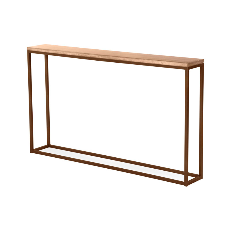 Chaplin 54'' W Solid Wood Console Table, Oil Rubbed Bronze, Clear Coat