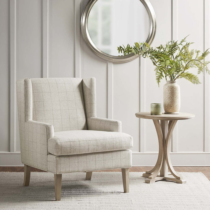 Chaise d'appoint Decker, Beige
