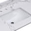 Lavabo de salle de bain en céramique Pure White