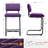 Marlow Low Back Tufted Velvet Upholstered Counter/Bar Stool with Steel Sled Frame-89351472-123292710